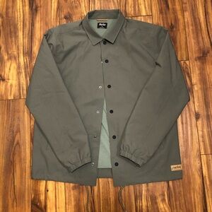 Hurley Men's Green Coach Jacket Insulated